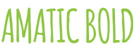 Amatic Bold