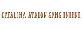 Catalina Avalon Sans Inline