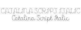 Catalina Script Italic