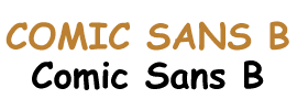 Comic Sans B