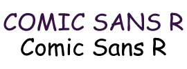 Comic Sans R