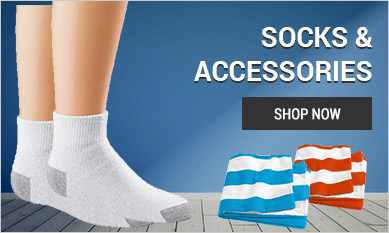 shop socks and accessories
