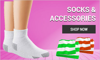 shop socks & accessories