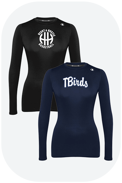 shop custom compression shirts for women
