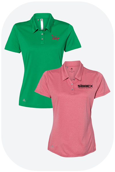 shop custom performance polo for women