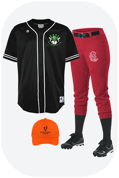 shop custom baseball uniforms for women