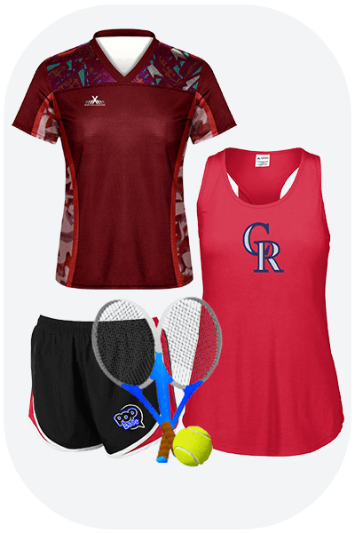 shop custom tennis uniforms for women