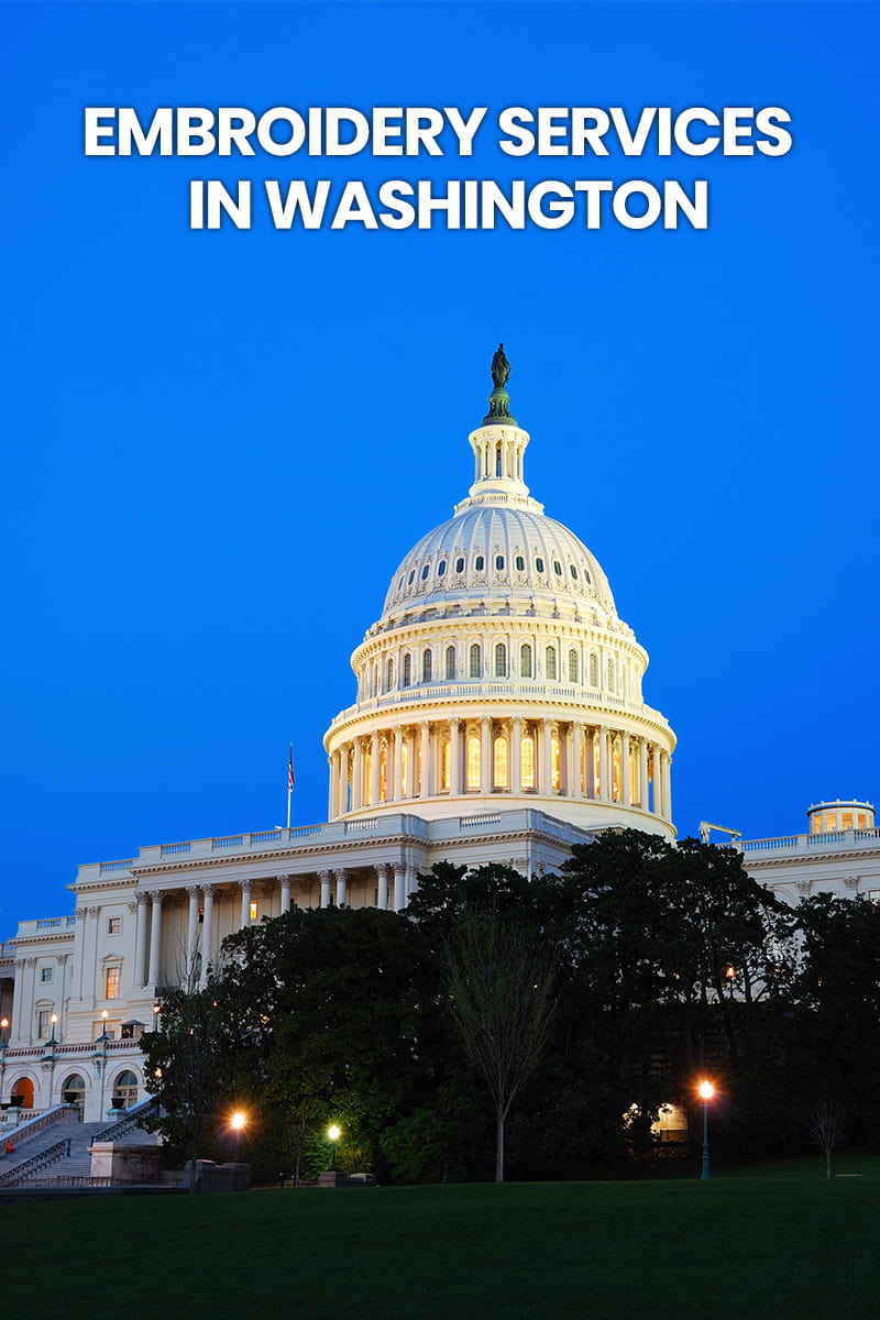 logo embroidery services in WASHINGTON