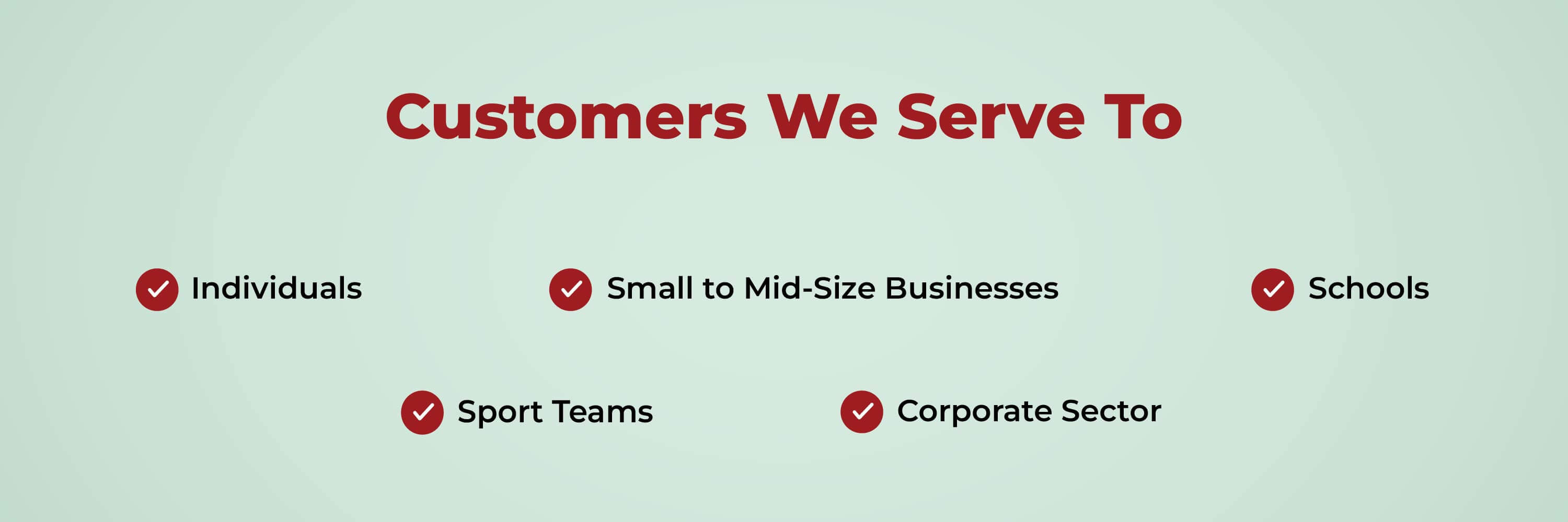 customers we serve to