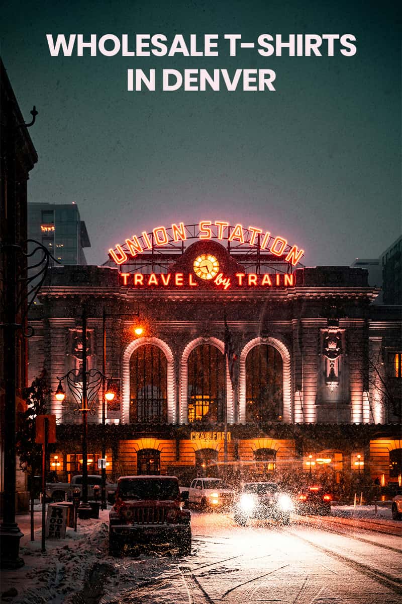 shop wholesale t-shirts in Denver