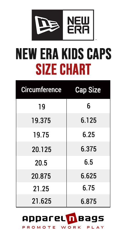 New Era Kids Cap Size New Era Fitted Nike Size Chart Youth Lion's