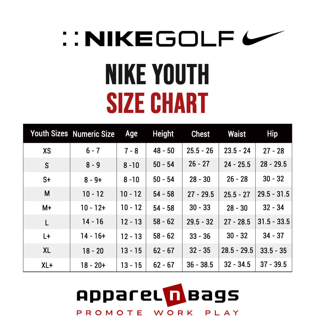 what size is a nike youth medium
