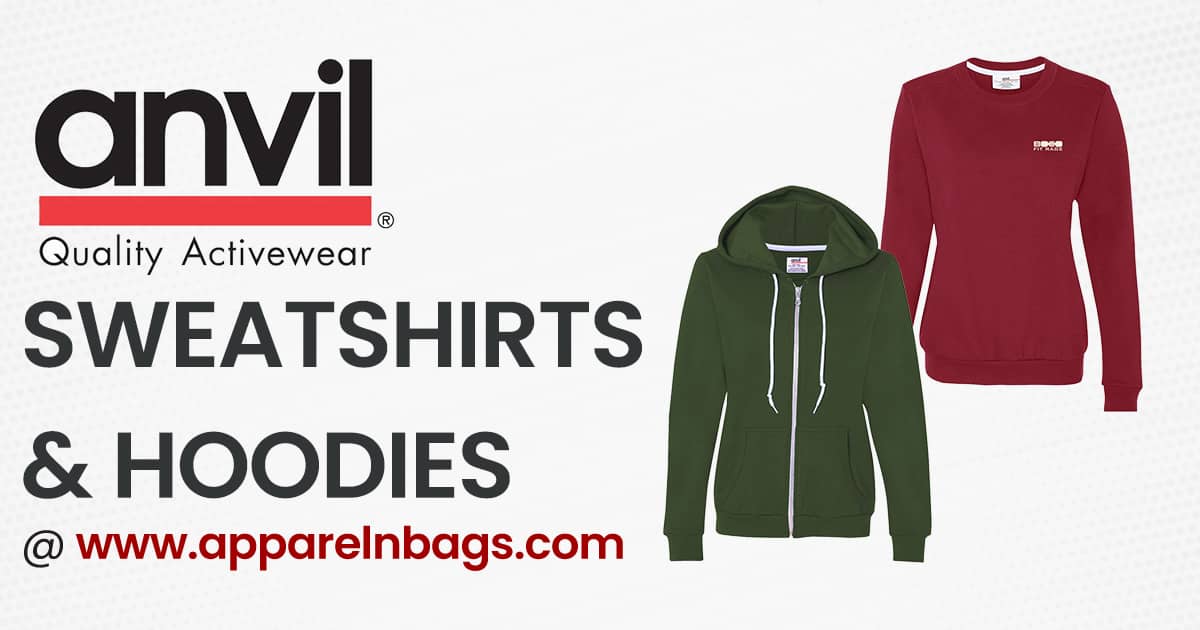 Buy Anvil Sweatshirts | Anvil Hoodies Wholesale Collection!