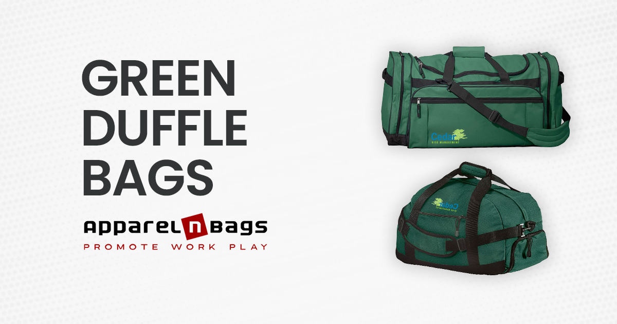 Wholesale Green Duffel Bags, Custom Green Duffel Bags