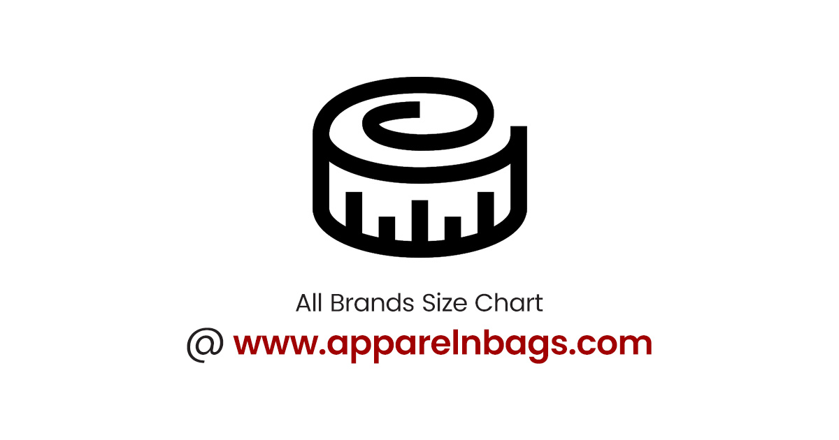 Find All Clothing Brands Size Chart at