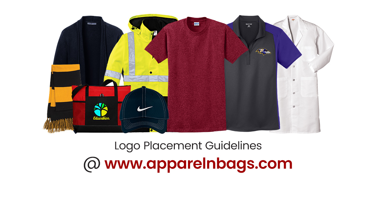 Embroidered Logo Placement Guide