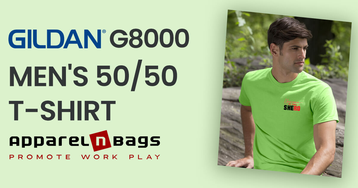 Gildan G8000 Adult 50/50 T-Shirt - Shop at