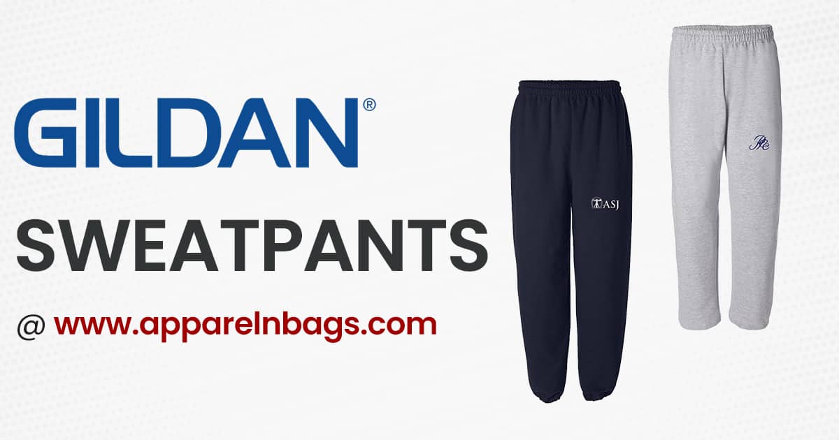 Wholesale Gildan Sweatpants - Red, XL