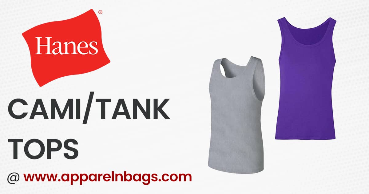Shop Custom Hanes Tank Tops for Men and Women at ApparelnBags