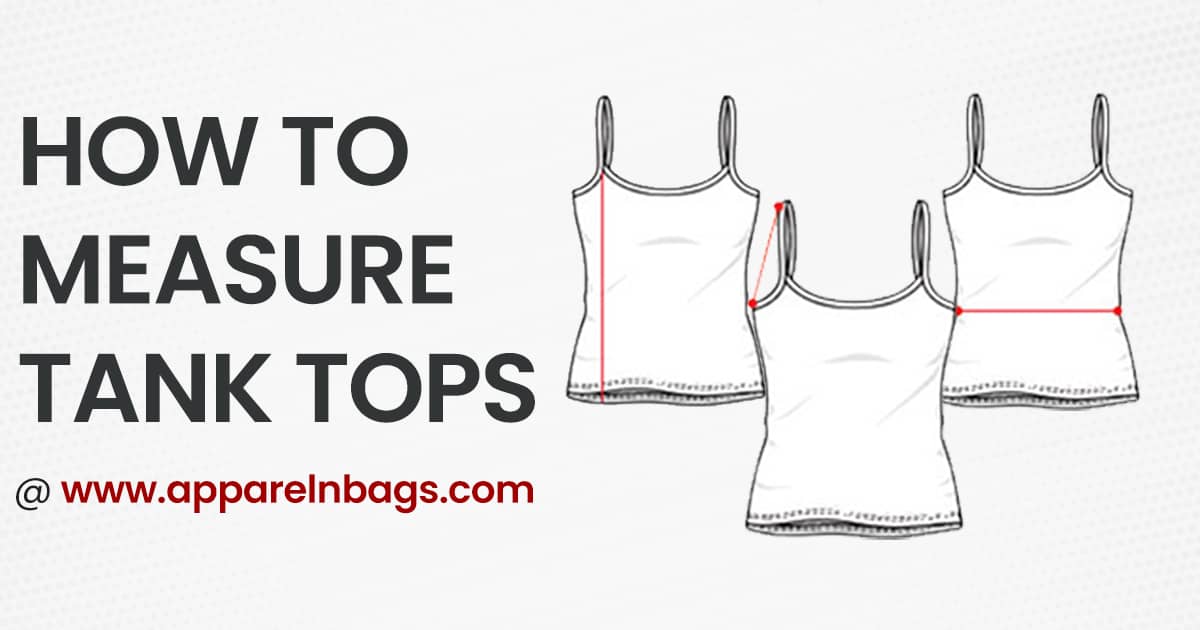 Tank Top Size Chart & Measurements Guide – ApparelnBags