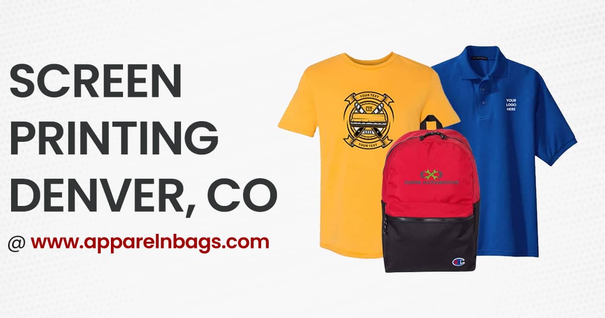 HighQuality Screen Printing Services in Denver, Colorado ApparelnBags
