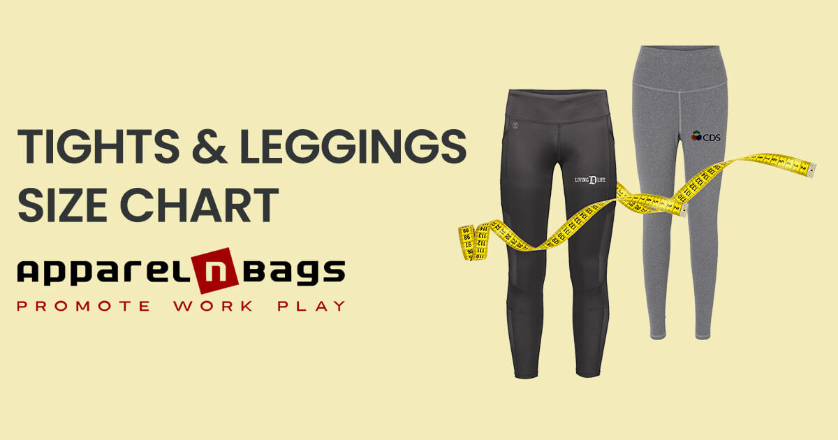 Leggings Size Chart Tights Size Chart Yoga Pants Size Chart US