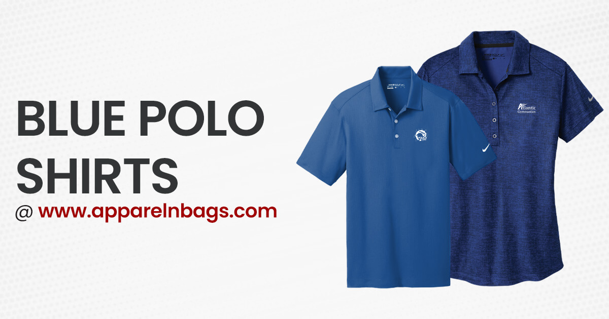 Shop Blue Polo Shirts Wholesale - Custom Blue Polo T Shirts