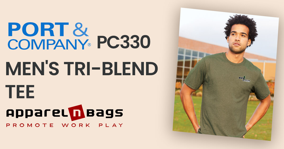 Port & Company PC330 Men's Tri-Blend Tee