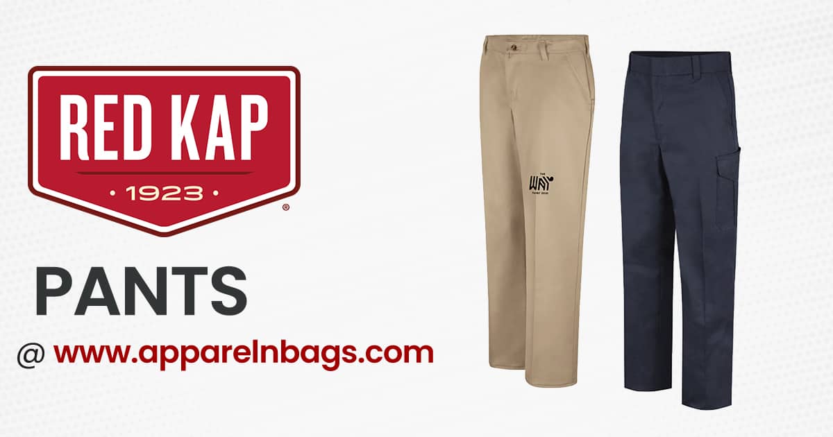 Red Kap Pants: Men's PT88 Lightweight Navy Cargo Work Pants