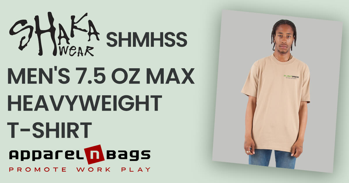 Shaka Wear Men's T Shirt – 2 Pack 7 oz Max Heavyweight Cotton Short Sleeve  Crewneck Tee Top Tshirts Regular Big Size MHS02 Black S 2pk