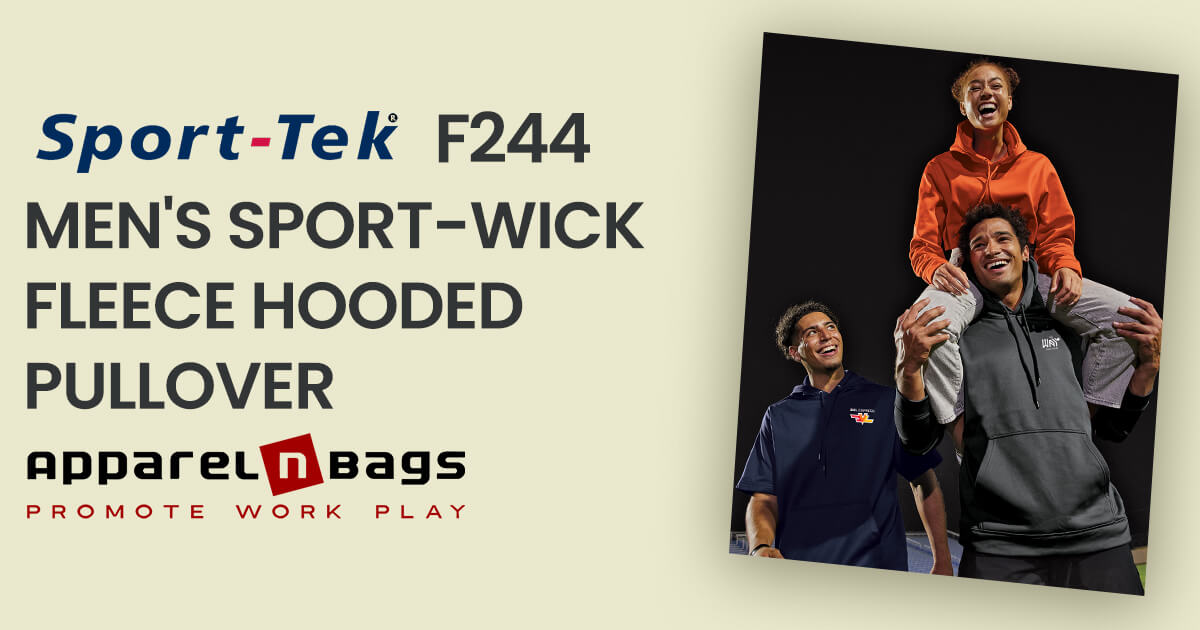 Sport-Tek F244 Sport-Wick Fleece Hooded Pullover