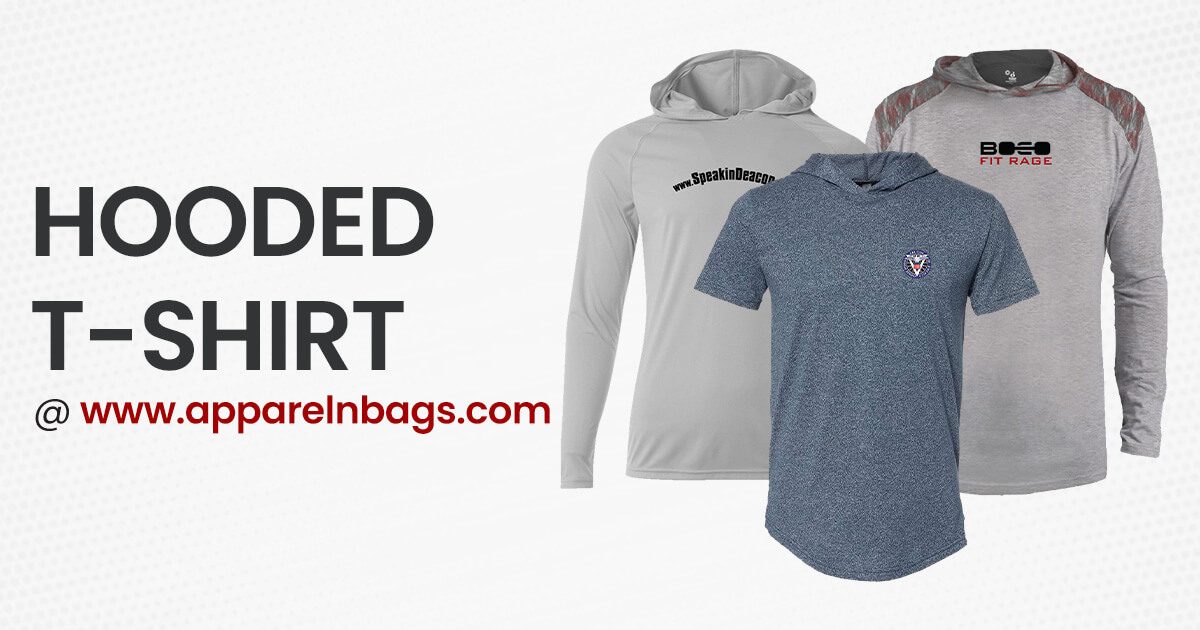 Shop Stylish Design Custom Hooded Shirts at ApparelnBags