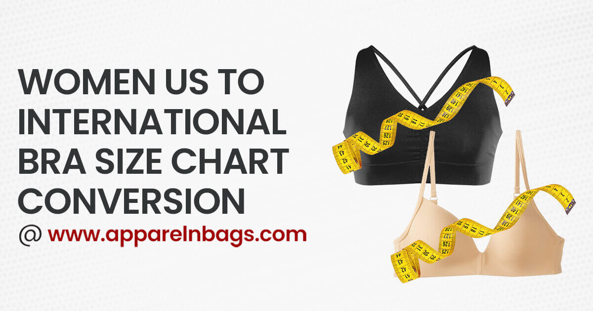 Bra Size Chart US - International Bra Size Conversion Chart