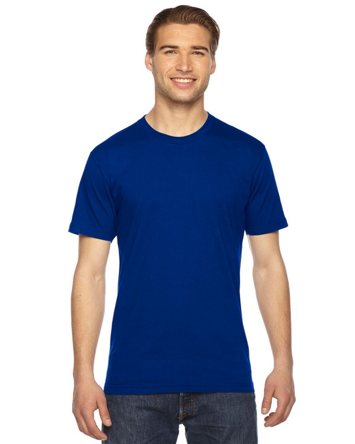 american apparel 2001w unisex fine jersey t-shirt