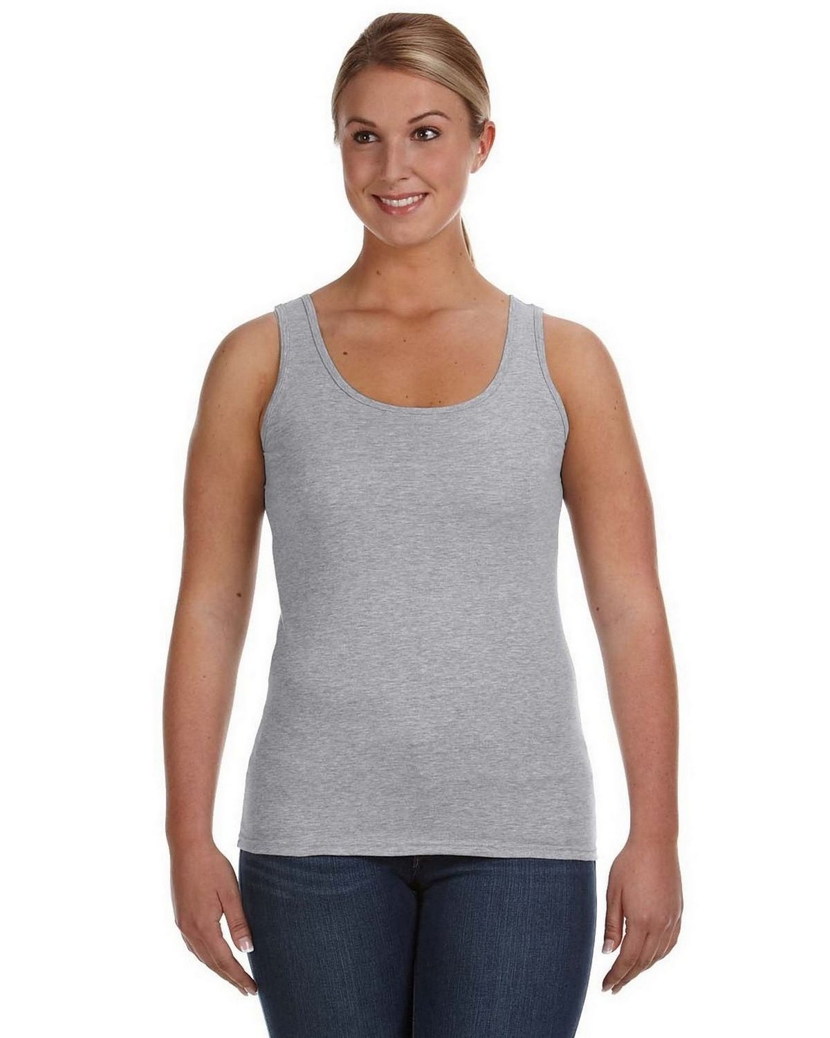 anvil 882l women's ringspun tank