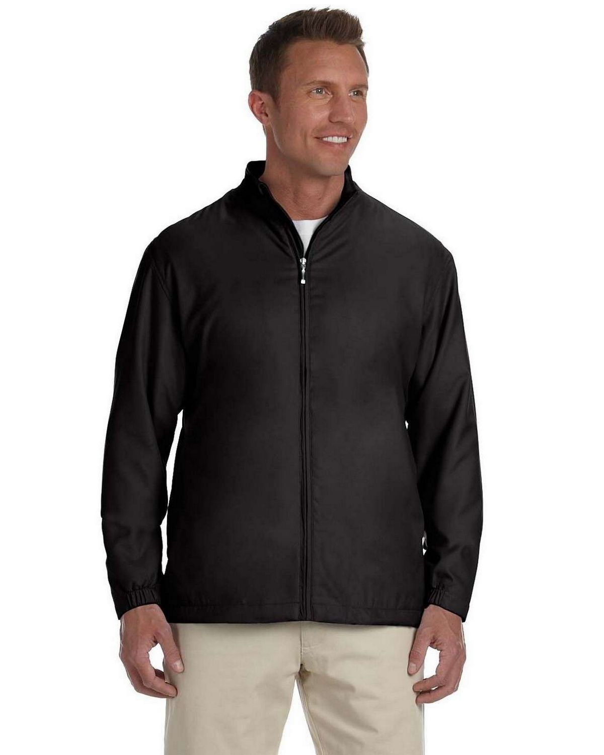 Ashworth 5378 | Ashworth 5378 Men's Full Zip Lined Wind Jacket