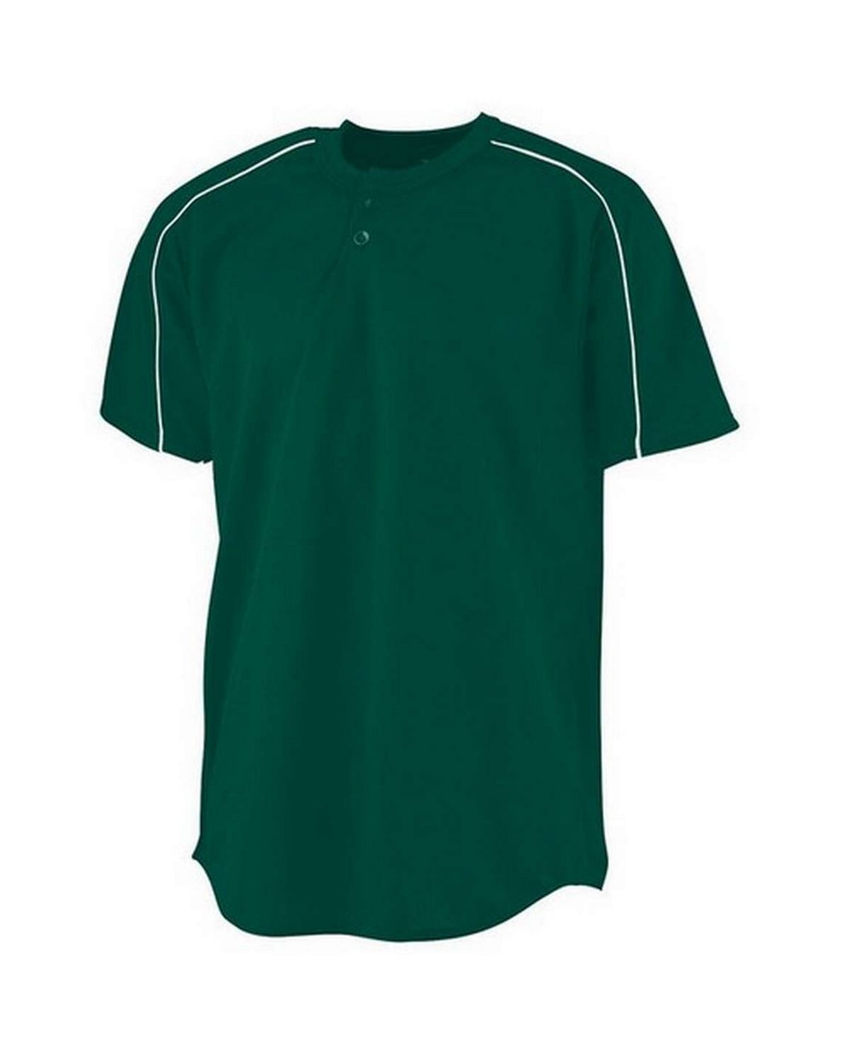 augusta sportswear 586 youth wicking two-button baseball jersey