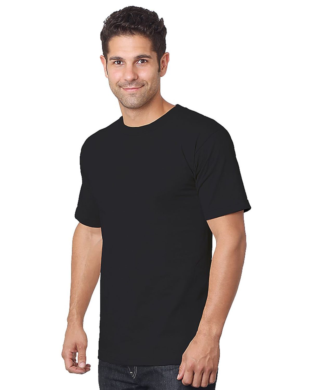 bayside 5910 men's heavyweight ringspun t-shirt