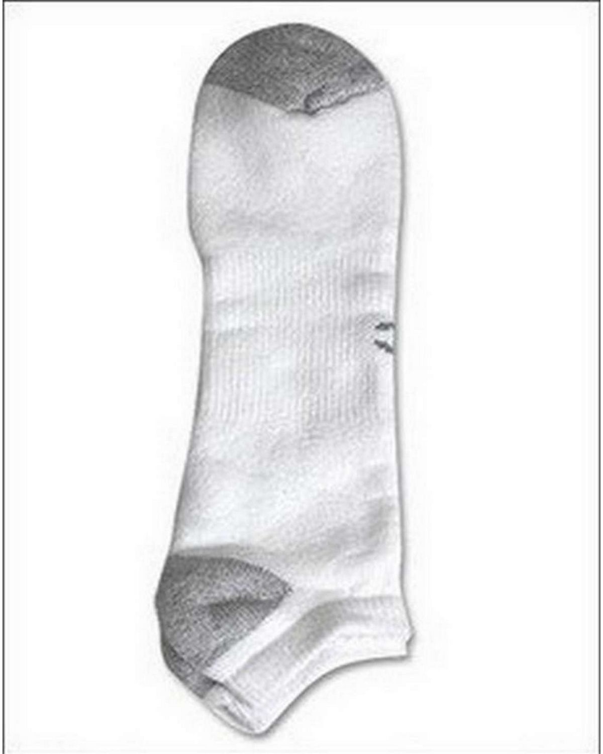 champion ch608a men's no show socks extended size (pack of 6)