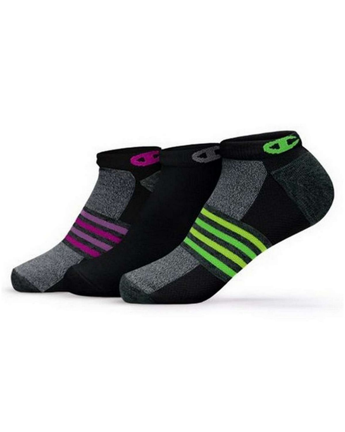 champion ch648 women's no-show training socks 3-pack