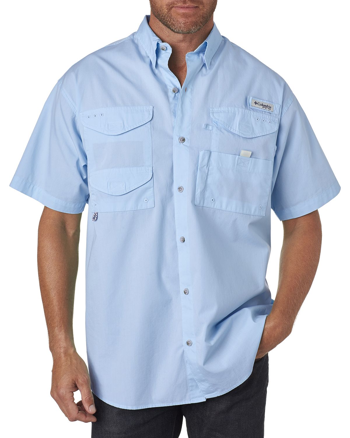 columbia 7130 men's bonehead short-sleeve shirt