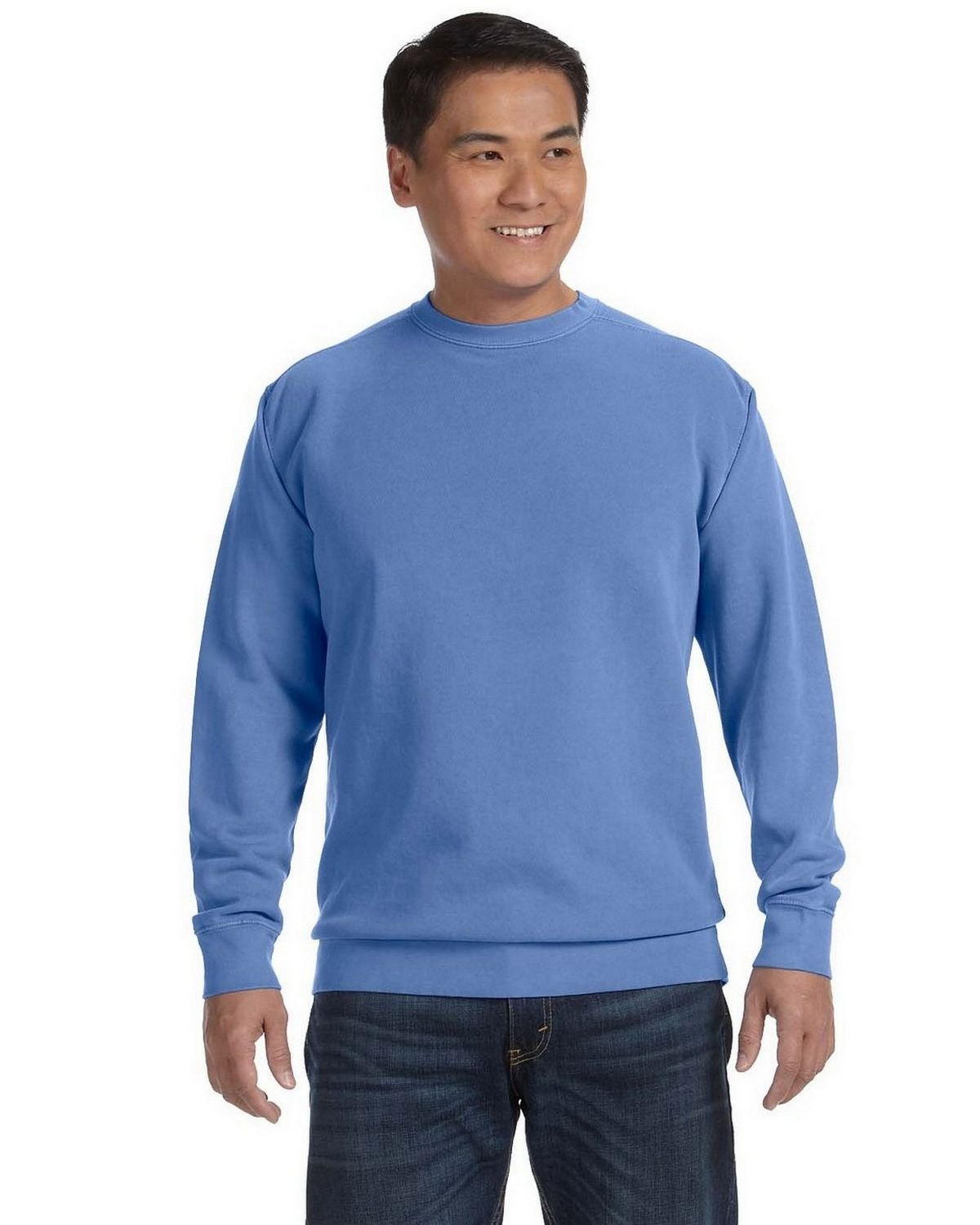 comfort colors 1566 unisex garment-dyed crewneck sweatshirt