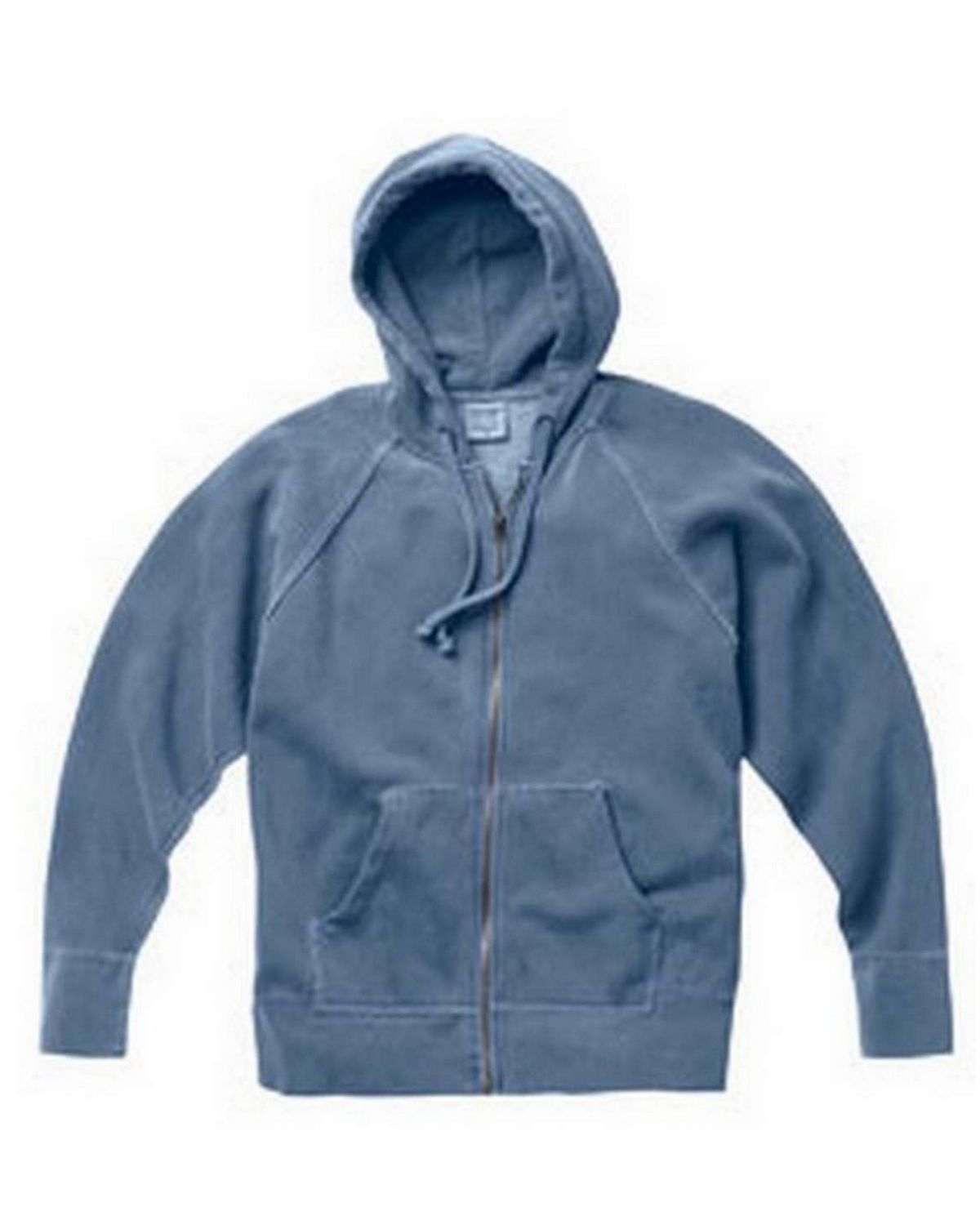Comfort Colors C1564 Men's Garment Dyed Full Zip Hooded Sweatshirt