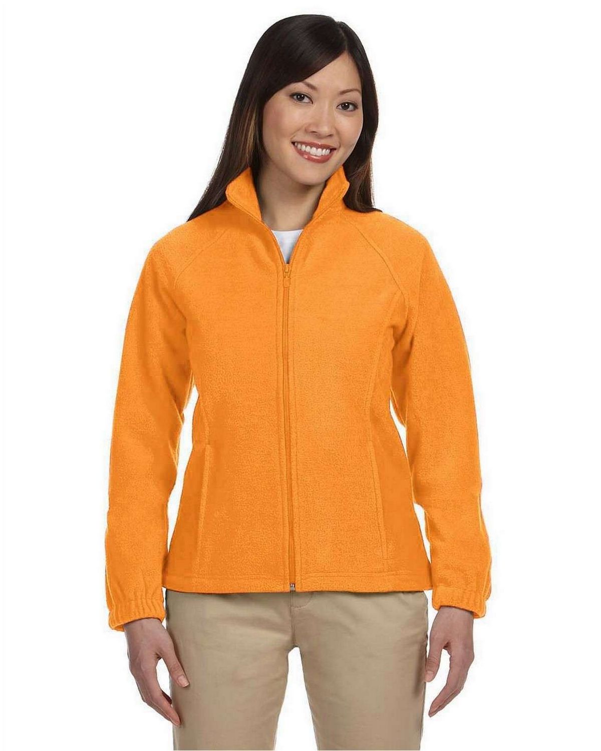 harriton m990w ladies full-zip fleece