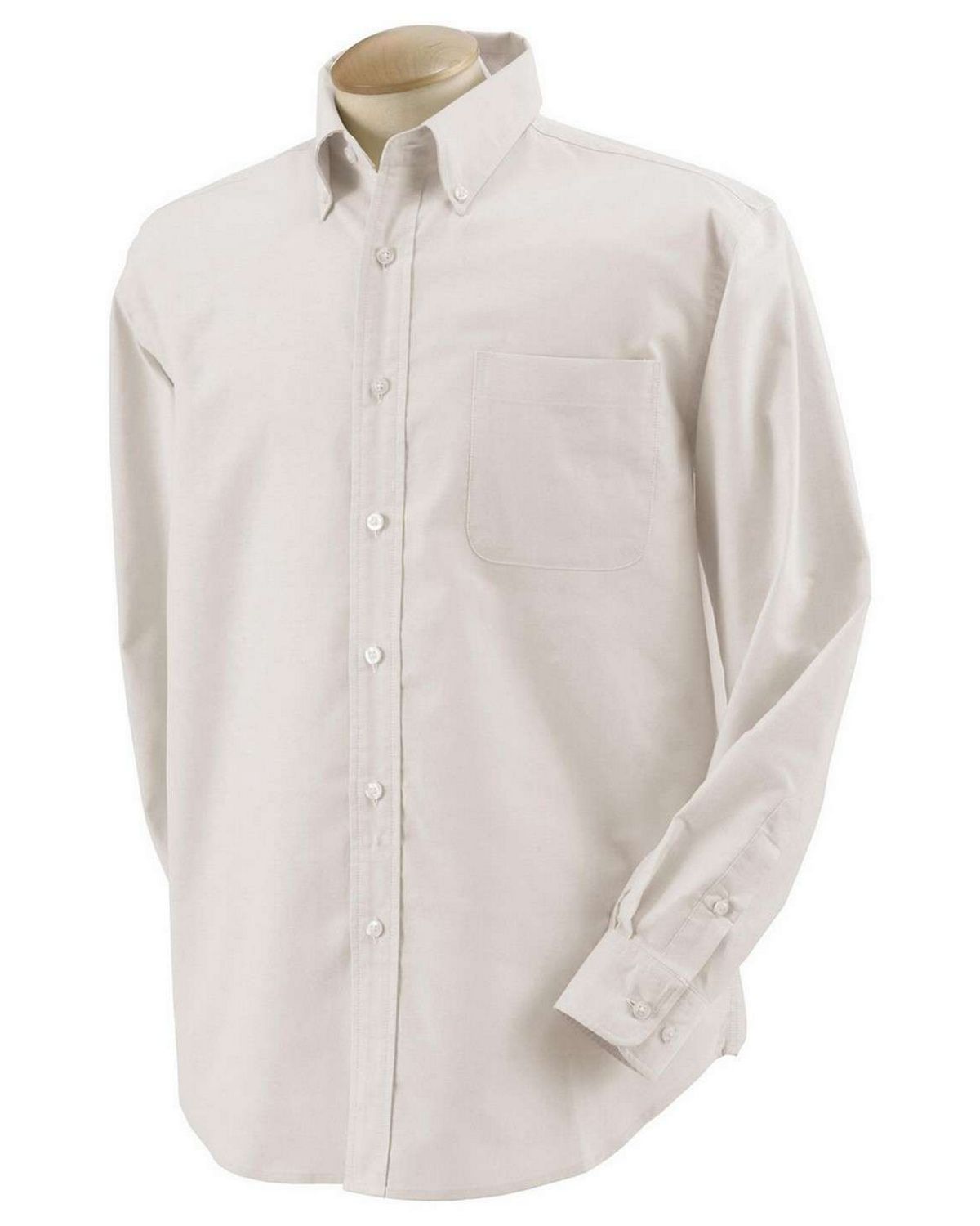 harvard square hs600 men's five star performance long-sleeve oxford shirt