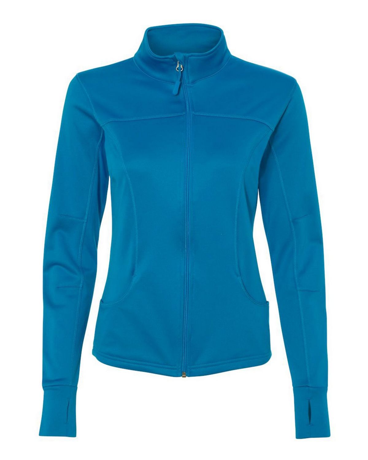 independent trading co. exp60paz women's poly-tech full-zip track jacket