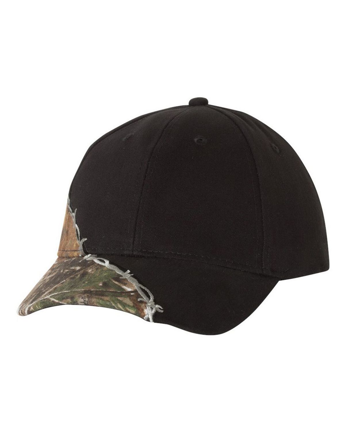 kati lc4bw licensed camo with barbed wire embroidery cap