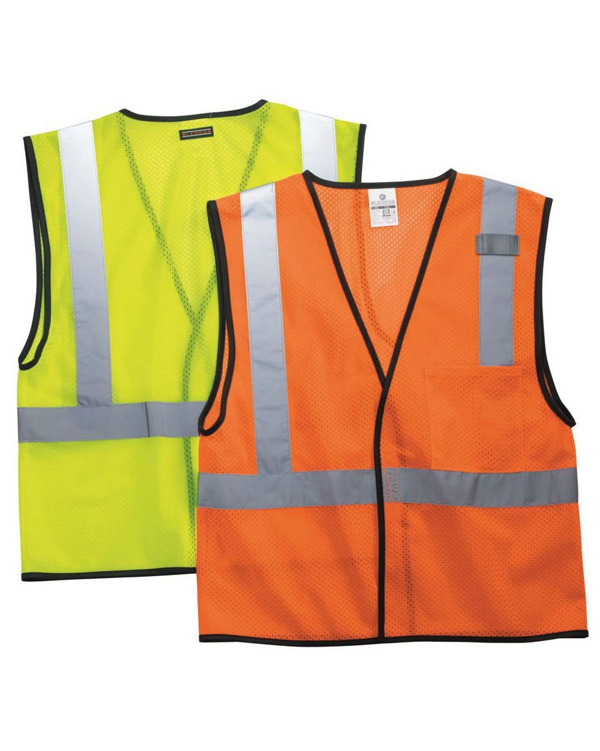 kishigo 1193-1194 men's economy one pocket mesh vest