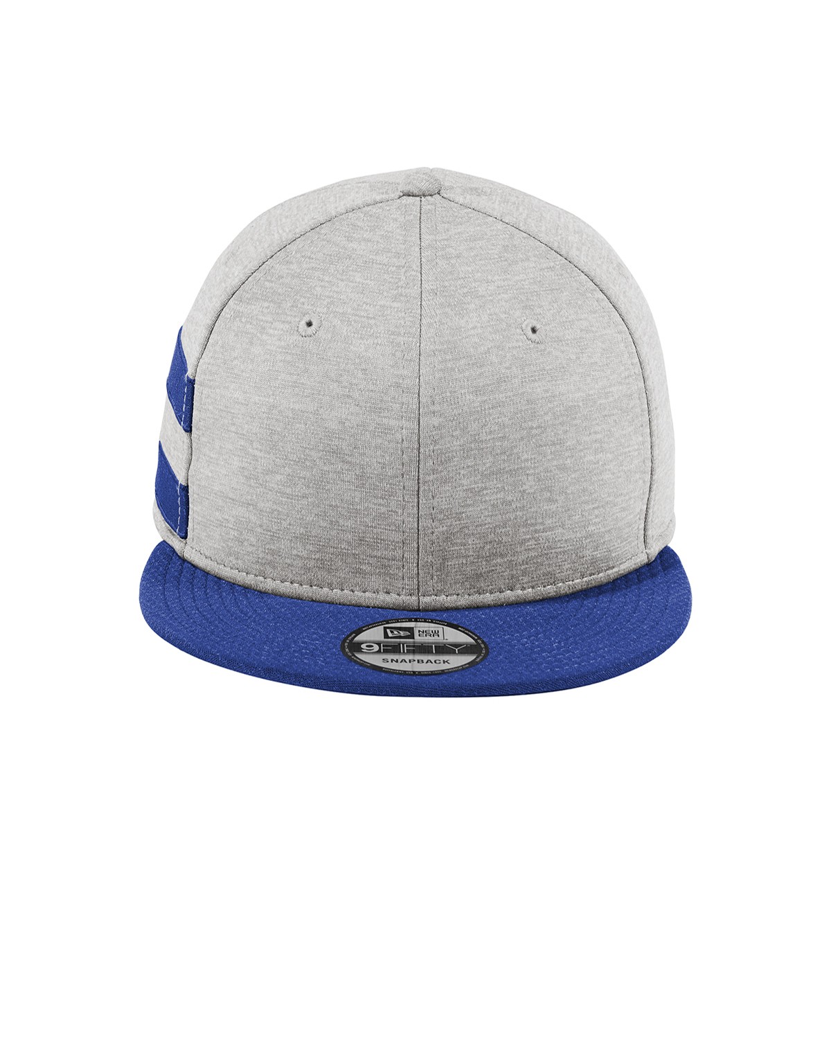 new era ne408 shadow heather striped flat bill snapback cap