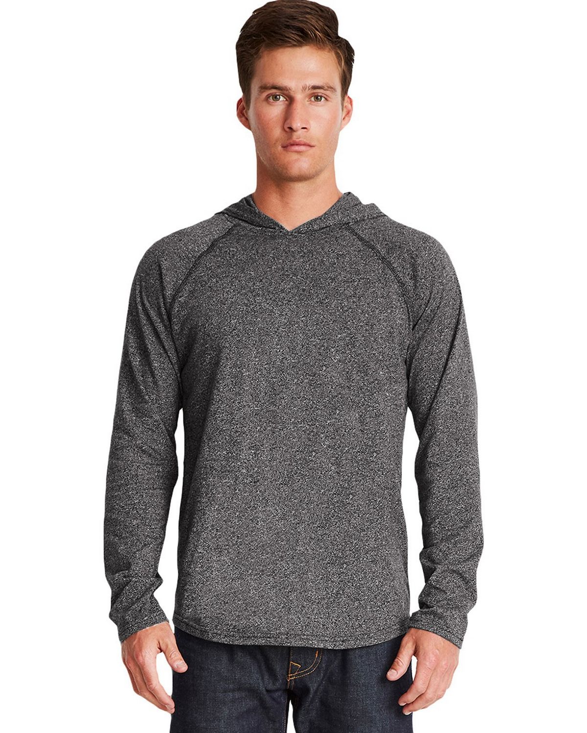 next level 2021 mock twist raglan unisex hoody